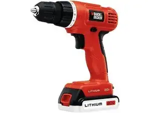 Black+Decker 20V Cordless Drill LD120CBF