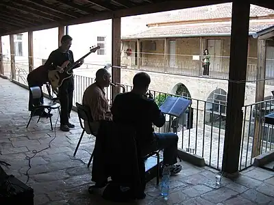 View from the top porch