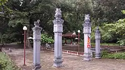 Trụ biểu at Lady Triệu Temple