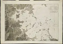 Image 4A survey of Boston Harbor from Atlantic Neptune. (from History of cartography)