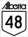 Highway 48 marker