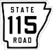 State Road 115 marker