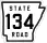 State Road 134 marker