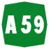 Autostrada A59 shield}}