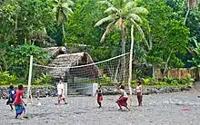 Image 4A beach volleyball game in Tanna, Vanuatu (2009) (from Beach volleyball)
