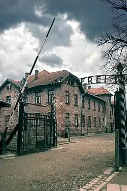 Image 7Entrance to Auschwitz I, part of the Auschwitz-Birkenau Memorial and Museum, a Holocaust museum on the site of the former Nazi concentration camps