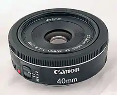 Canon EF 40mm F2.8 STM pancake lens