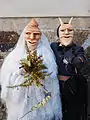 Image 22A bride and her groom in the carnival of Lazarim, Portugal (from Culture of Portugal)