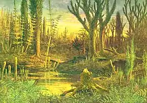 Image 61Artist's conception of Devonian flora (from History of Earth)