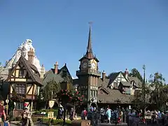 Image 12Fantasyland(Peter Pan's Flight in the foreground and the Matterhorn Bobsleds in the background) (from Disneyland)