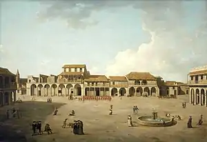 Image 21The Piazza (or main square) in central Havana, Cuba, in 1762, during the Seven Years' War. (from History of the Caribbean)
