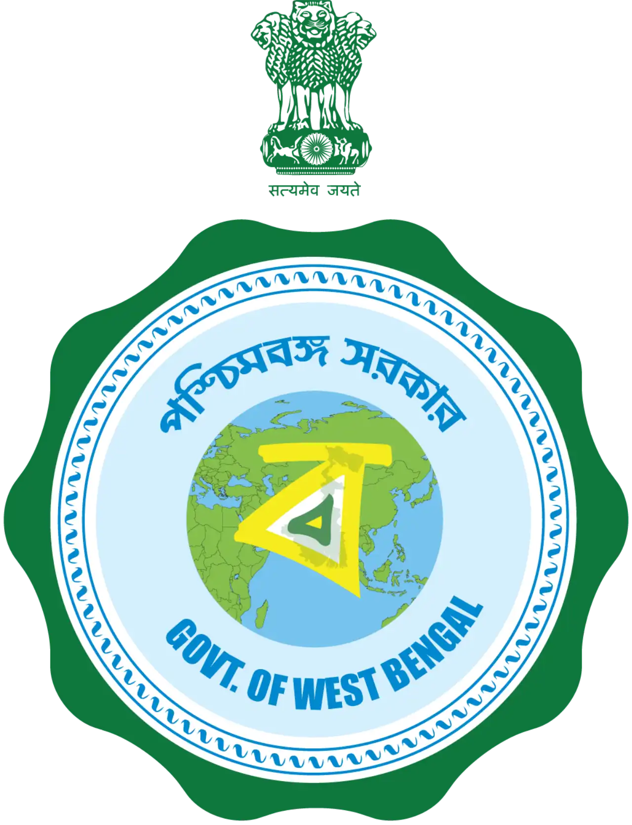 Official emblem of West Bengal