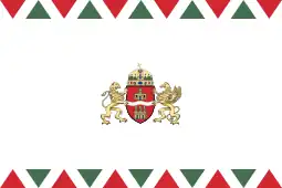 Flag of Budapest, Hungary
