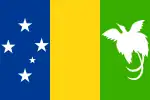 Holman's design for the flag of Papua New Guinea