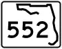 State Road 552 marker