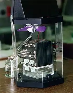 Image 7NASA Fuel cell stackDirect-methanol cell. (from Emerging technologies)