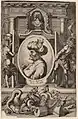 Gaspar Bouttats: Portrait of Horruc (Barbarossa), etching, 1681. Inscription: "Horruc Corsair of the Turks". National Library of Spain.