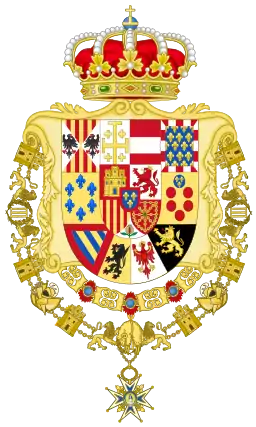 Personal coat of arms ofAlfonso XIII 1924/1931