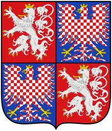 Greater coat of arms of the Protectorate of Bohemia and Moravia.