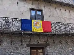 Image 17Andorran flag on a balcony, Ordino (from Andorra)