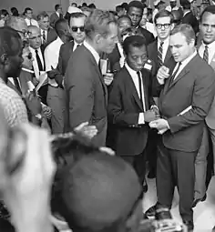 Image 27Charlton Heston, James Baldwin, Marlon Brando, and Harry Belafonte (from March on Washington for Jobs and Freedom)