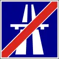 E-017End of controlled-access motorway