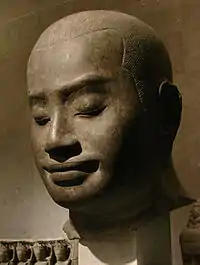 Image 22Portrait statue of Jayavarman VII (from History of Cambodia)