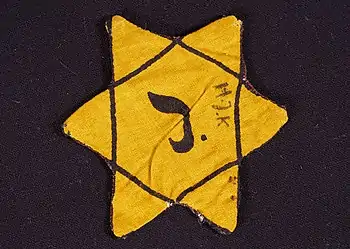 Image 2Yellow badgePhotograph credit: Ronald TorfsYellow badges are badges that Jews were ordered to wear in public during periods of the Middle Ages by the ruling Christians and Muslims, and in Nazi Germany in the 1940s. The badges served to mark the wearer as a religious or ethnic outsider, and often served as a badge of shame. The badge pictured is in the collection of the Kazerne Dossin Memorial, Museum and Documentation Centre in Mechelen, Belgium.More featured pictures