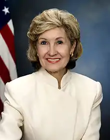 U.S. Senator  Kay Bailey Hutchison of Texas