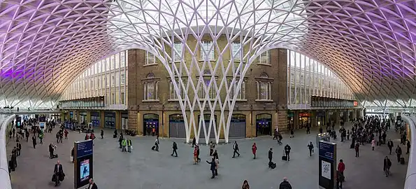 Image 21The western departures concourse of King's Cross railway station.