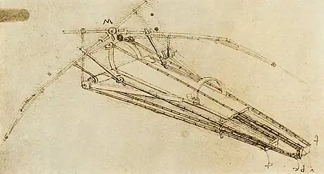 Image 20Design for a flying machine (c.1488) by da Vinci (from History of technology)