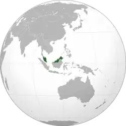 Peta Malaysia.