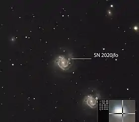 Messier 61 with SN2020jfo (Supernova) observed on May 15, 2020