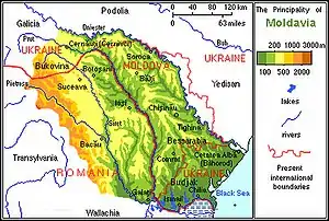 Image 28Moldavia and the modern boundaries (from History of Moldova)
