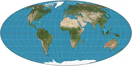 Image 3Mollweide projection of the world