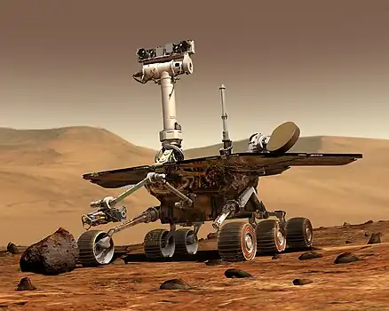 Image 18The Mars Exploration Rovers provided huge amounts of information by functioning well beyond NASA's original lifespan estimates. (from History of technology)