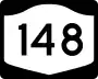 New York State Route 148 marker