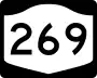 New York State Route 269 marker