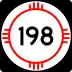 State Road 198 marker