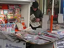 Image 7Newspaper vendor, Paddington, London, February 2005 (from Newspaper)