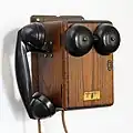 Image 14A Northern Electric telephone, model number N415H, circa 1950 (probably)