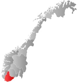 Official logo of Sirdal Municipality