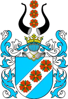 Episcopal coat of arms of Archbishop Wincenty Kot,
