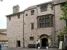 Image 52Prysten House, Finewell Street, 1498, is the oldest surviving house in Plymouth, and built from local Plymouth Limestone and Dartmoor granite (from Plymouth)