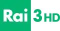 Rai 3 HD logo since 2016