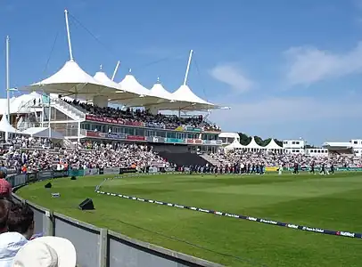 Image 15The Rose Bowl, near Southampton, home to Hampshire County Cricket Club (from Portal:Hampshire/Selected pictures)