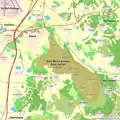 Map of the depot and the Sdot Micha Airbase with missile sites