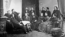 Image 25The editorial staff of Severnyi Kray in Yaroslavl, Russia in 1900 (from Newspaper)