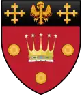 Former arms of St Stephen's House (University of Oxford)