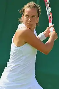 Image 1Barbora Strýcová was part of the 2023 winning women's doubles title. It was her second major title and her second Wimbledon title. (from Wimbledon Championships)